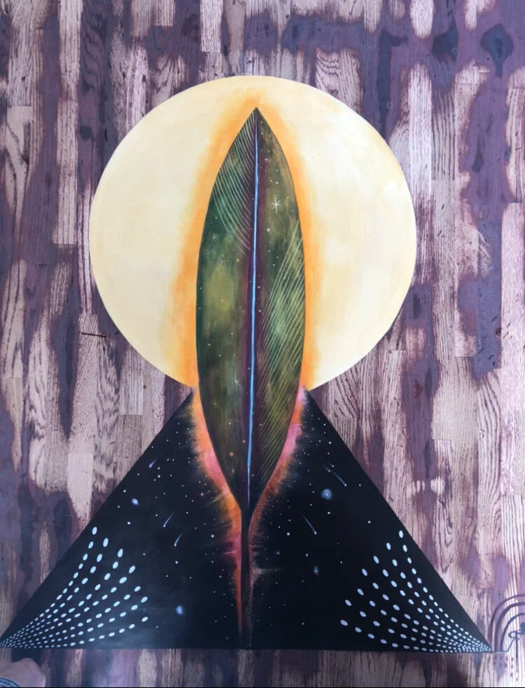 Turmeric Mural Table